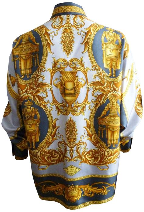 versace style shirt women|designer silk shirts for women.